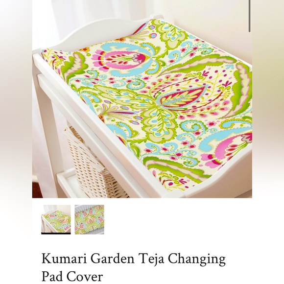 Carousel Designs baby bedding set in Kumari Garden print - Picture 3 of 5